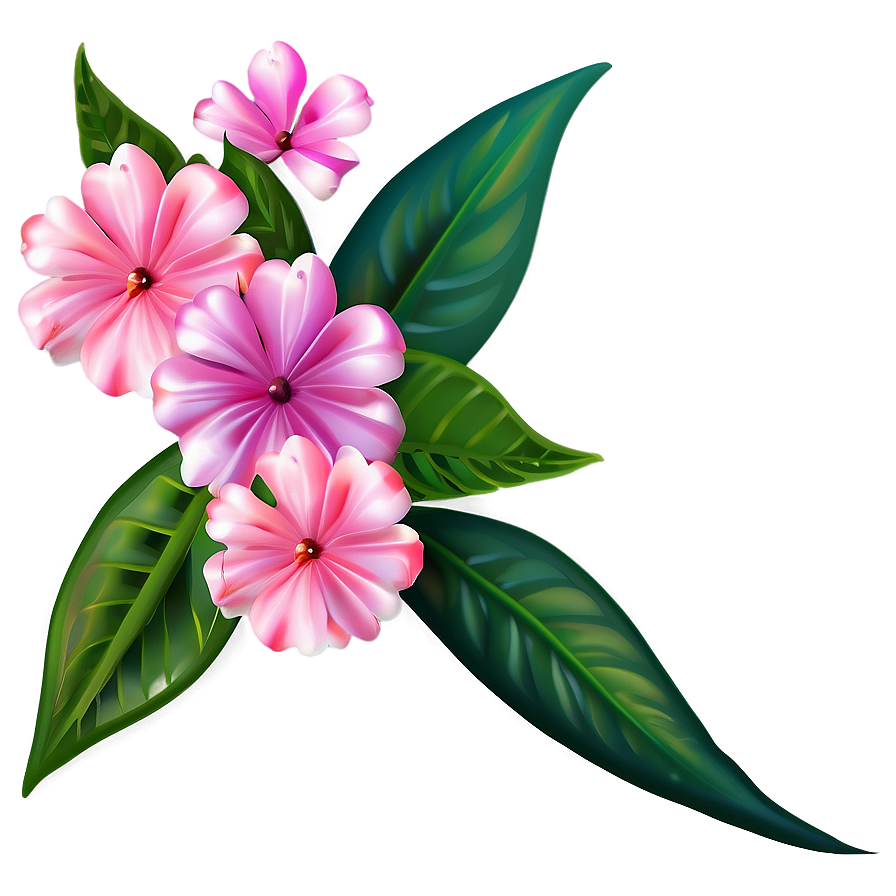 Pink Flowers Decoration Png 45 PNG Image