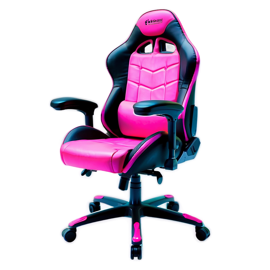 Pink Gamer Chair Png Knj72 PNG Image