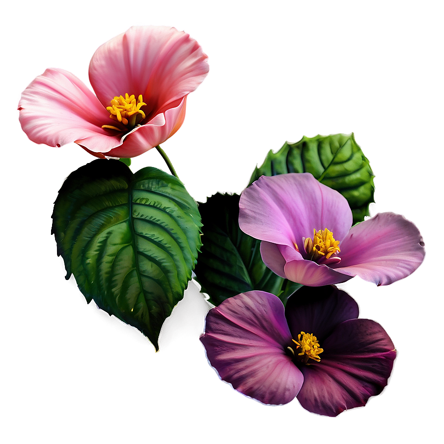 Pink Garden Flowers Png Mfn79 PNG Image