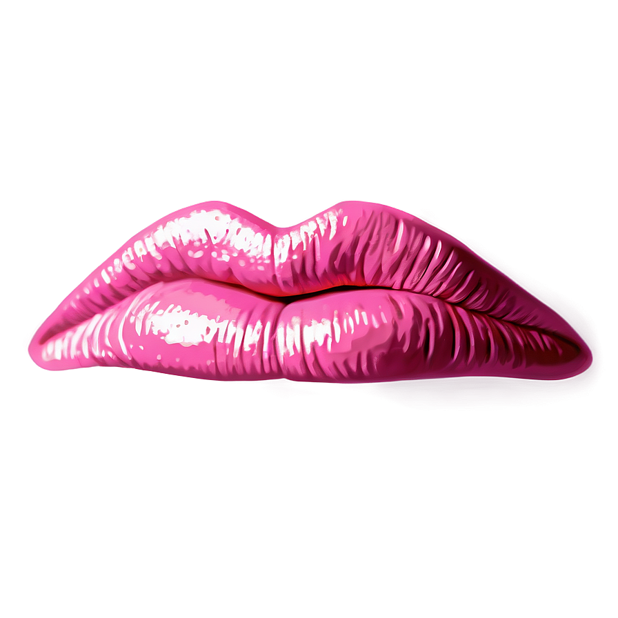 Pink Glitter Lips Png 06212024 PNG Image