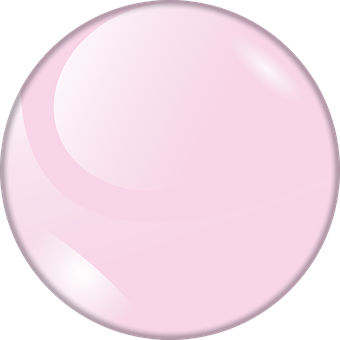 Pink Glossy Button Icon PNG Image