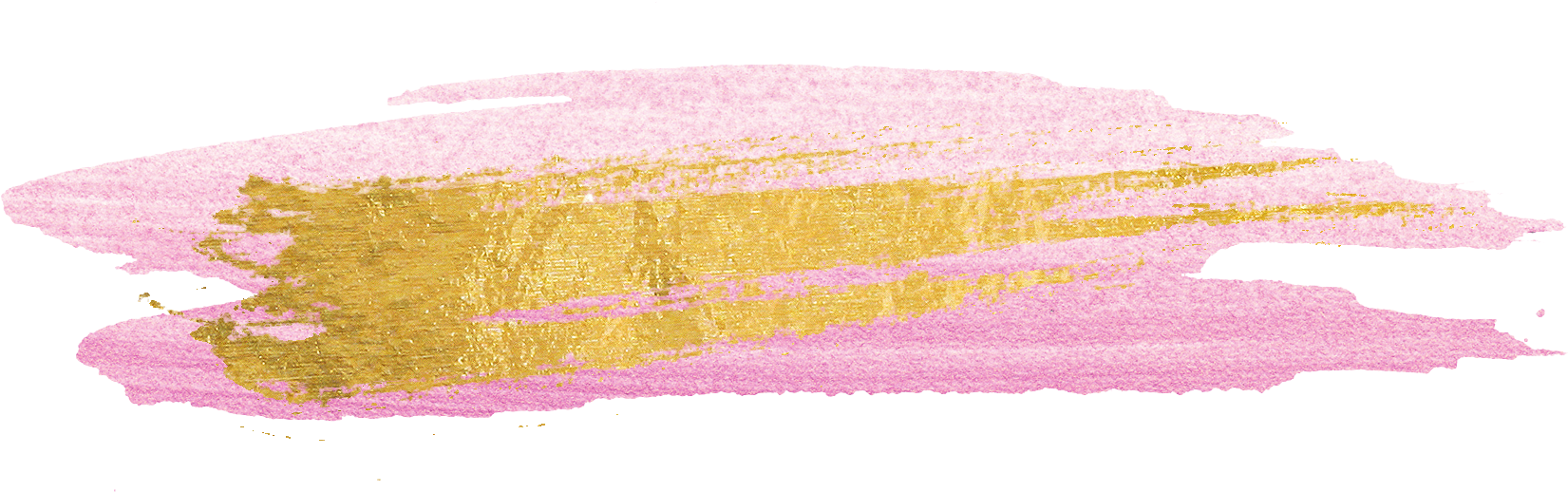 Pink Gold Brush Stroke Texture PNG Image