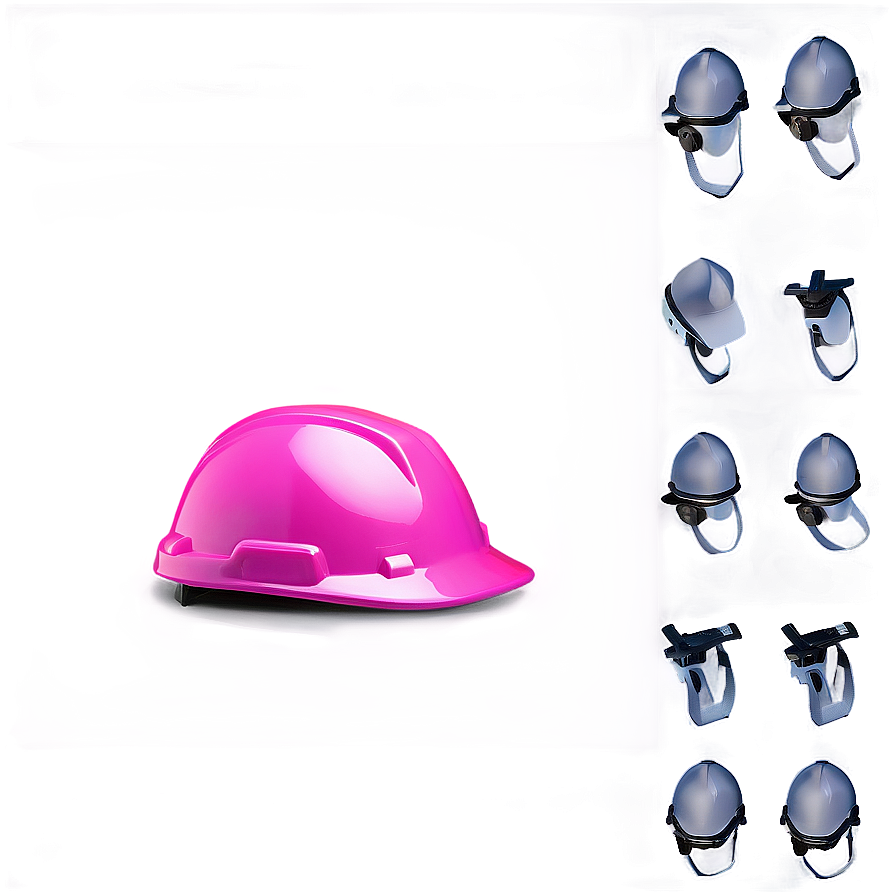 Pink Hard Hat Png Kmm62 PNG Image