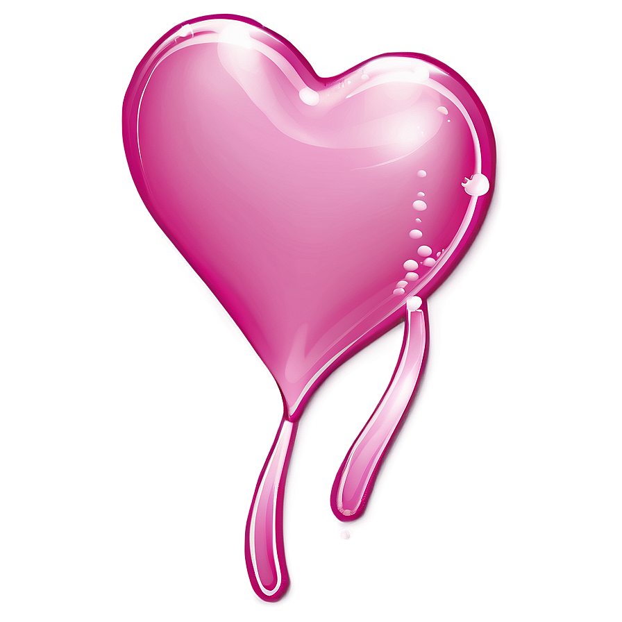 Pink Heart Bubble Emoji Png Kfi36 PNG Image