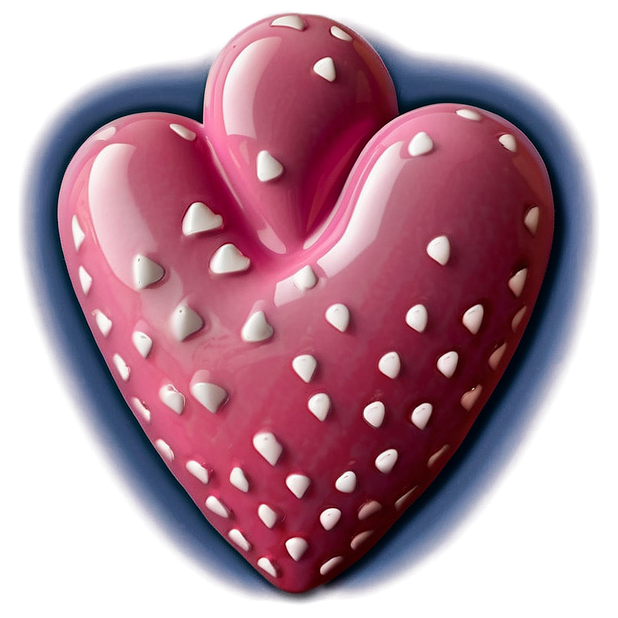 Pink Heart Emoji A PNG Image