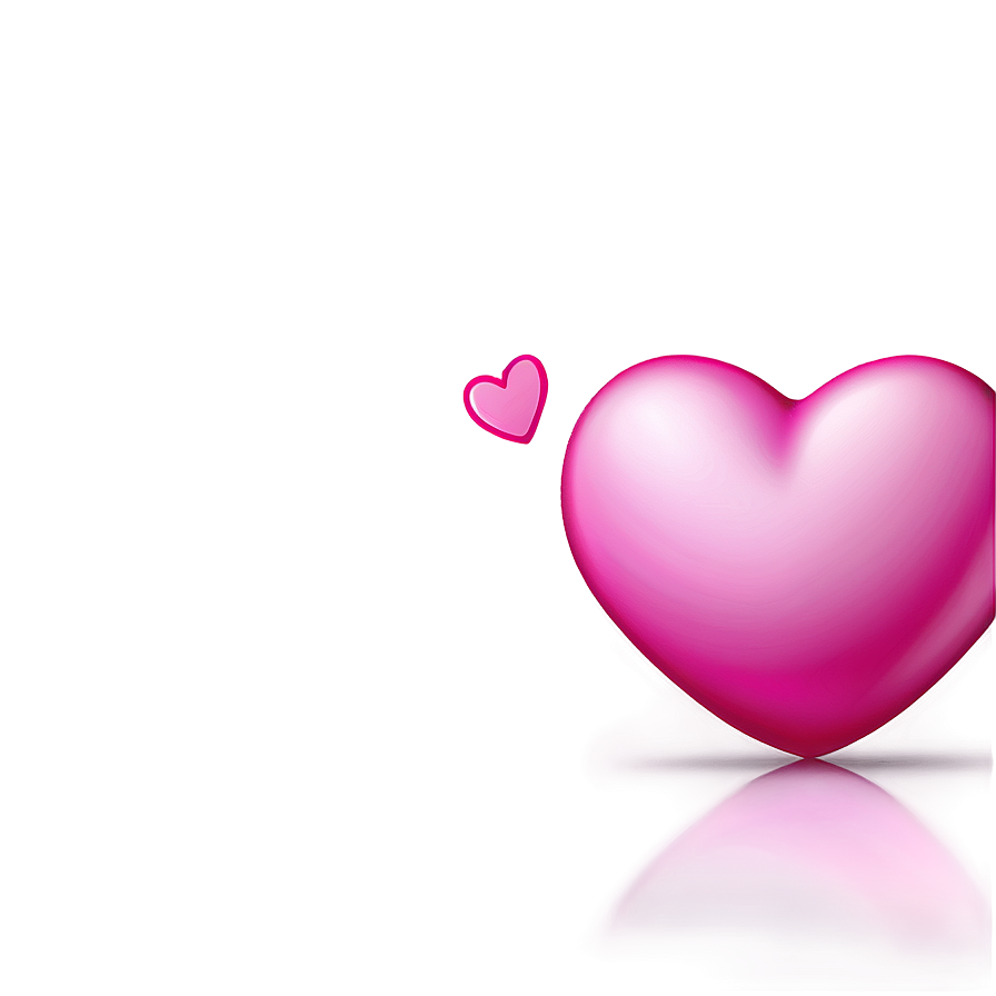 Pink Heart Emoji Background Png 78 PNG Image