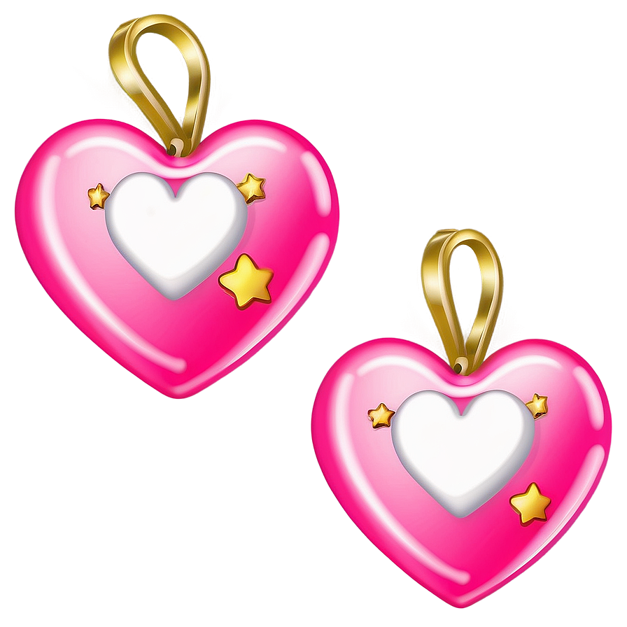 Pink Heart Emoji Decoration Png Vqx PNG Image