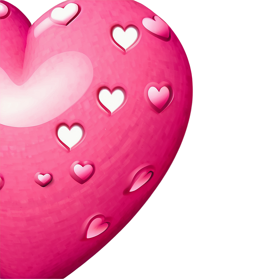 Pink Heart Emoji For Messaging Png 56 PNG Image