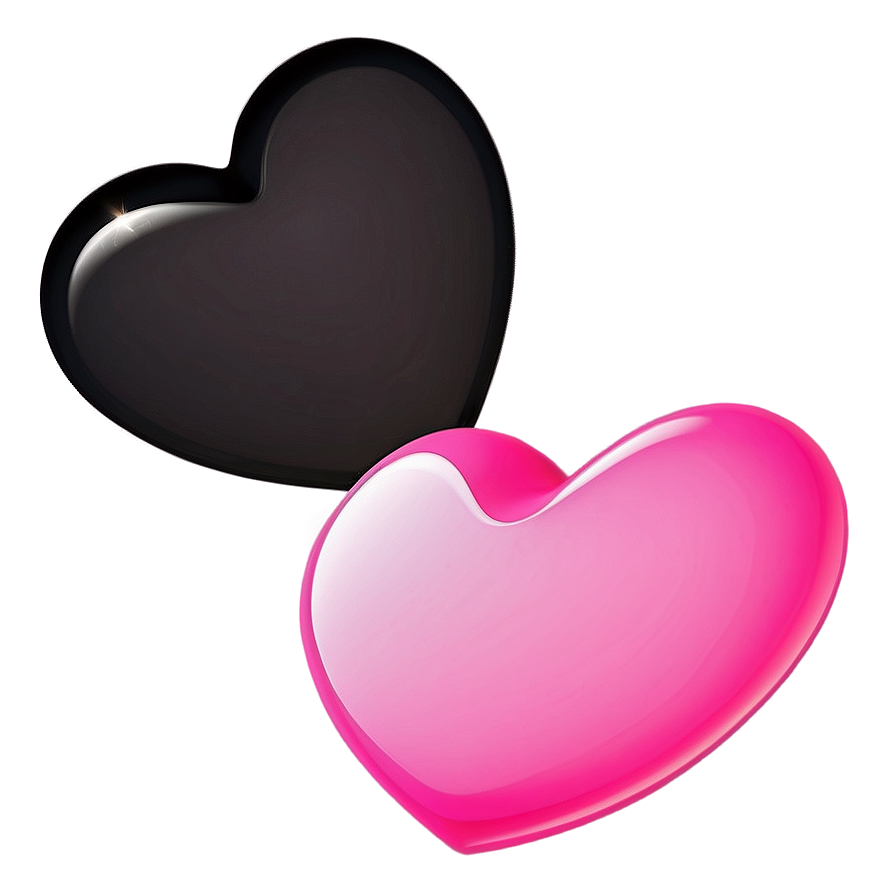 Pink Heart Emoji For Social Media Png Kwr PNG Image