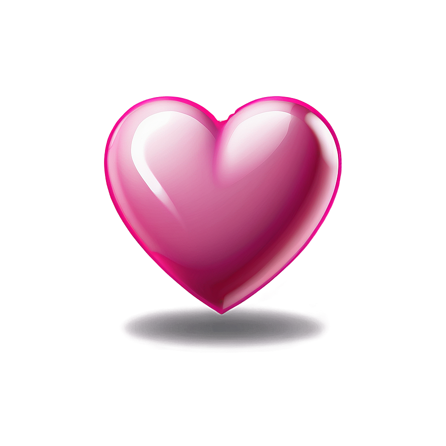 Pink Heart Emoji Graphics Png Ihc PNG Image