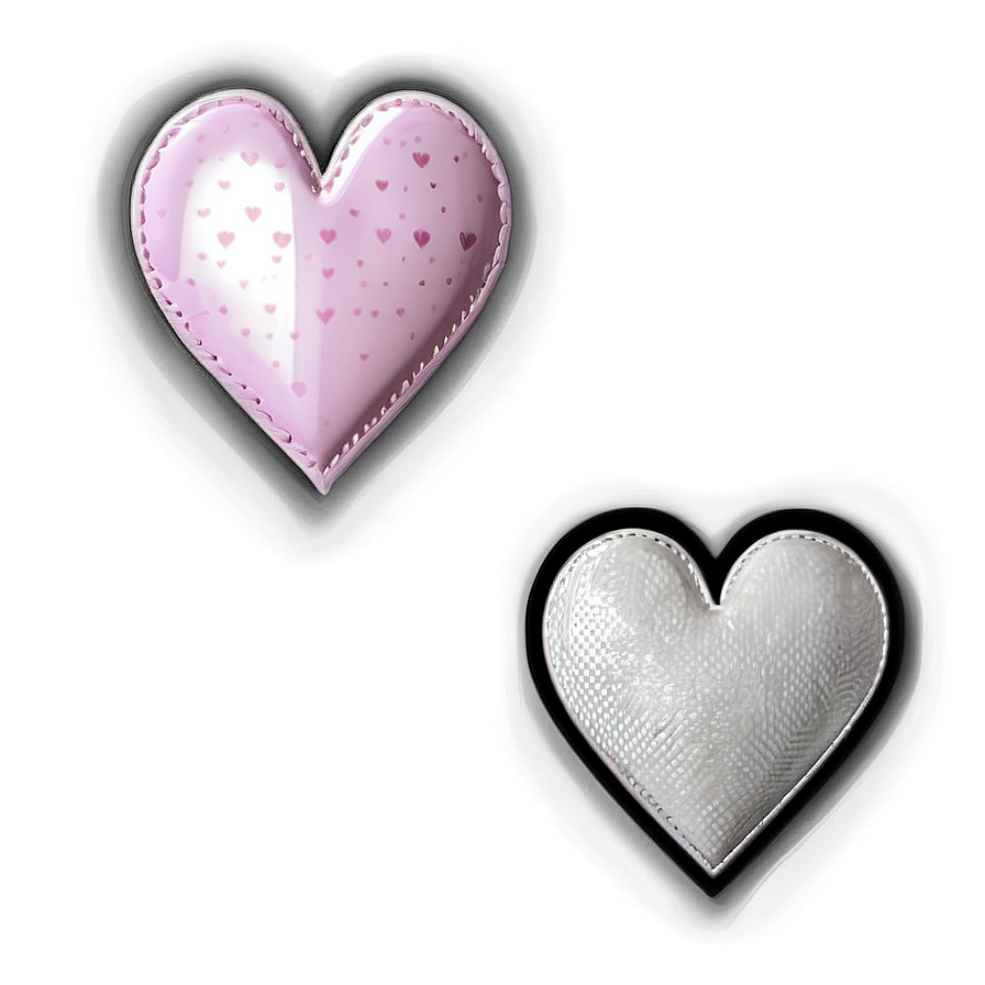 Pink Heart Patch Png 05232024 PNG Image