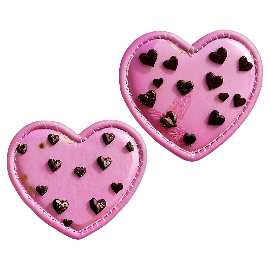 Pink Heart Patch Png Tii PNG Image