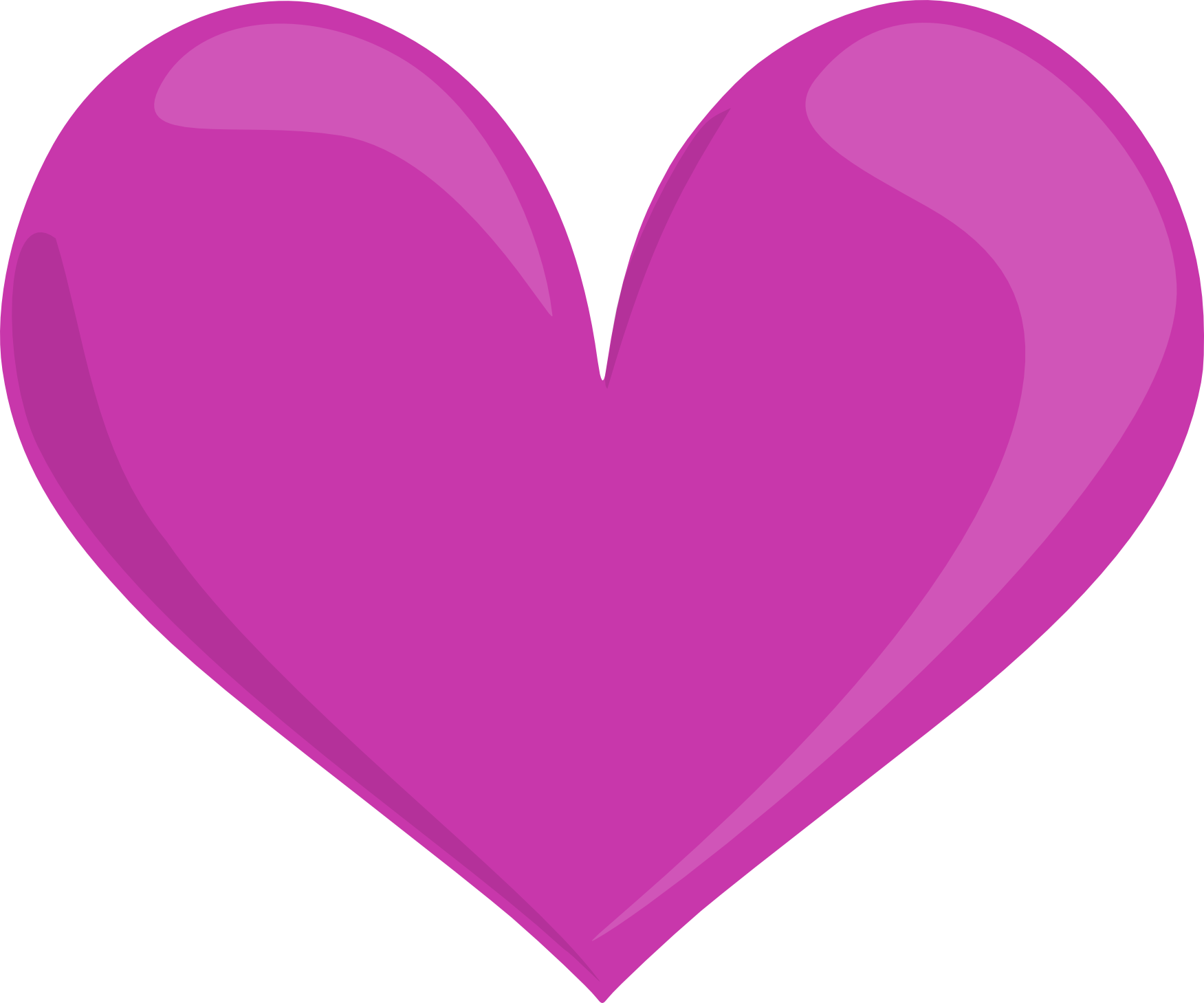 Pink Heart Transparent Background.png PNG Image