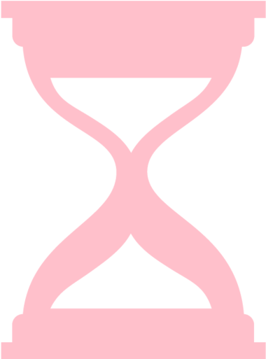 Pink Hourglass Icon PNG Image