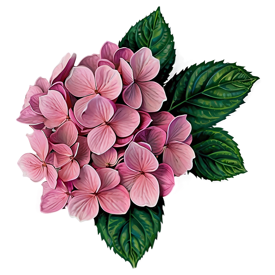 Pink Hydrangea Png Nse83 PNG Image