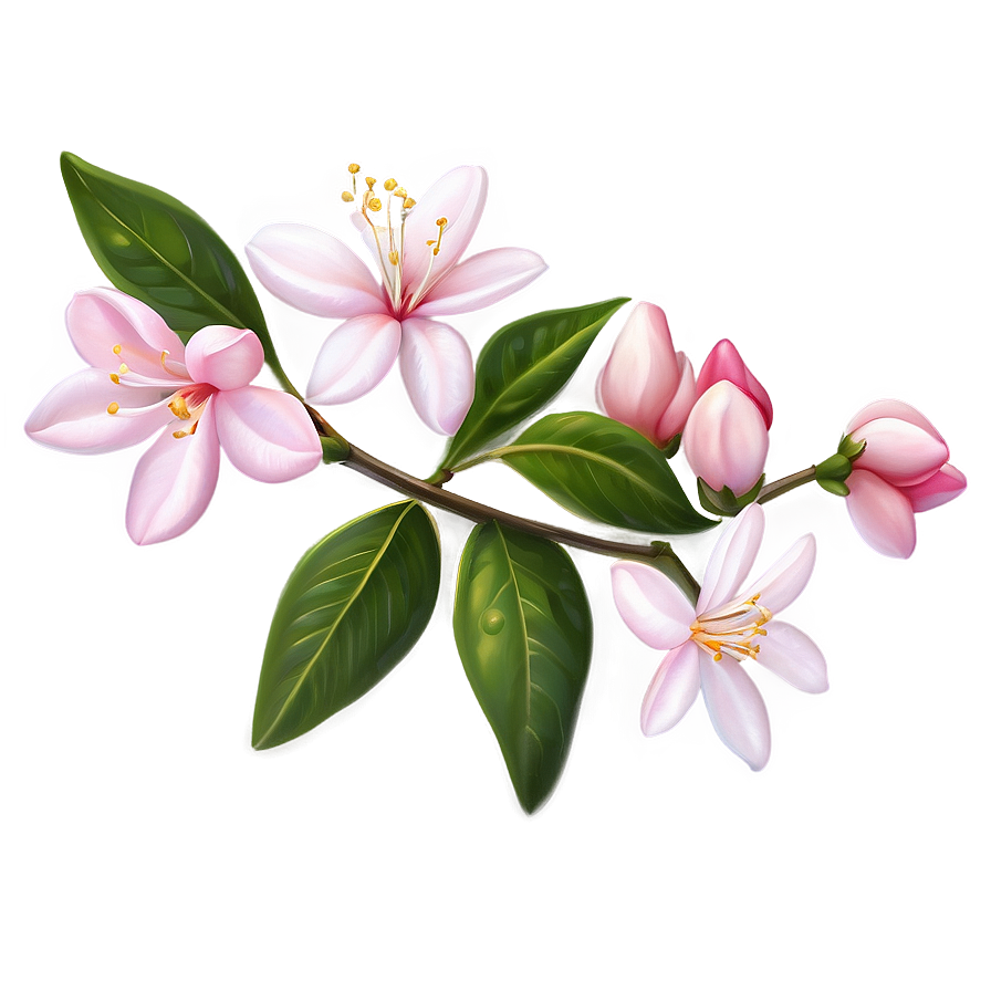 Pink Jasmine Flowers Png 05242024 PNG Image