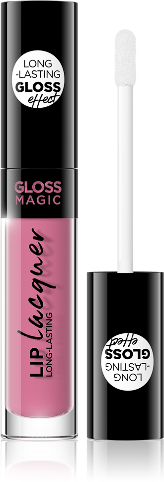 Pink Lip Gloss Long Lasting Effect PNG Image