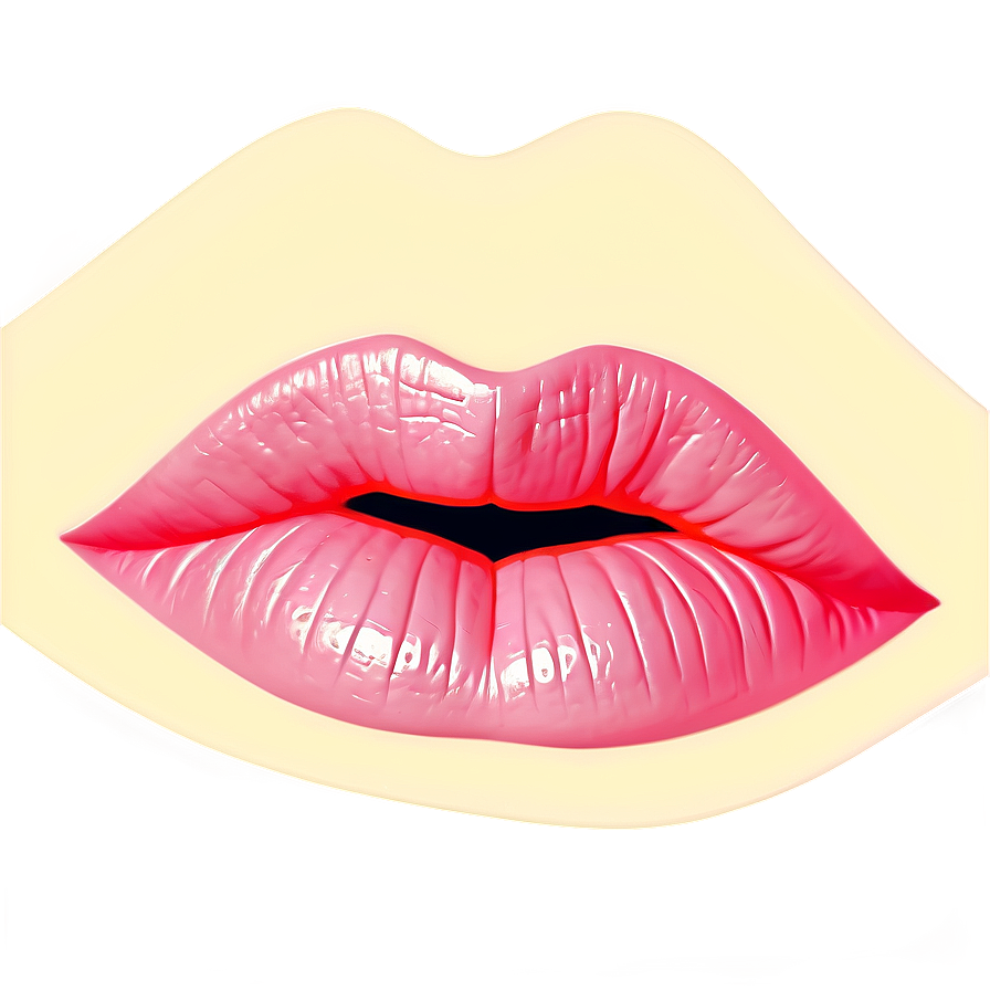 Pink Lips Close-up Png 06212024 PNG Image