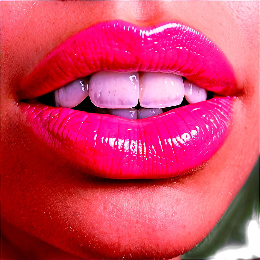 Pink Lips With Piercing Png Ywj21 PNG Image