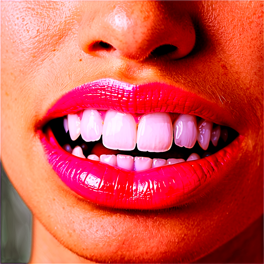 Pink Lips With Teeth Png 26 PNG Image