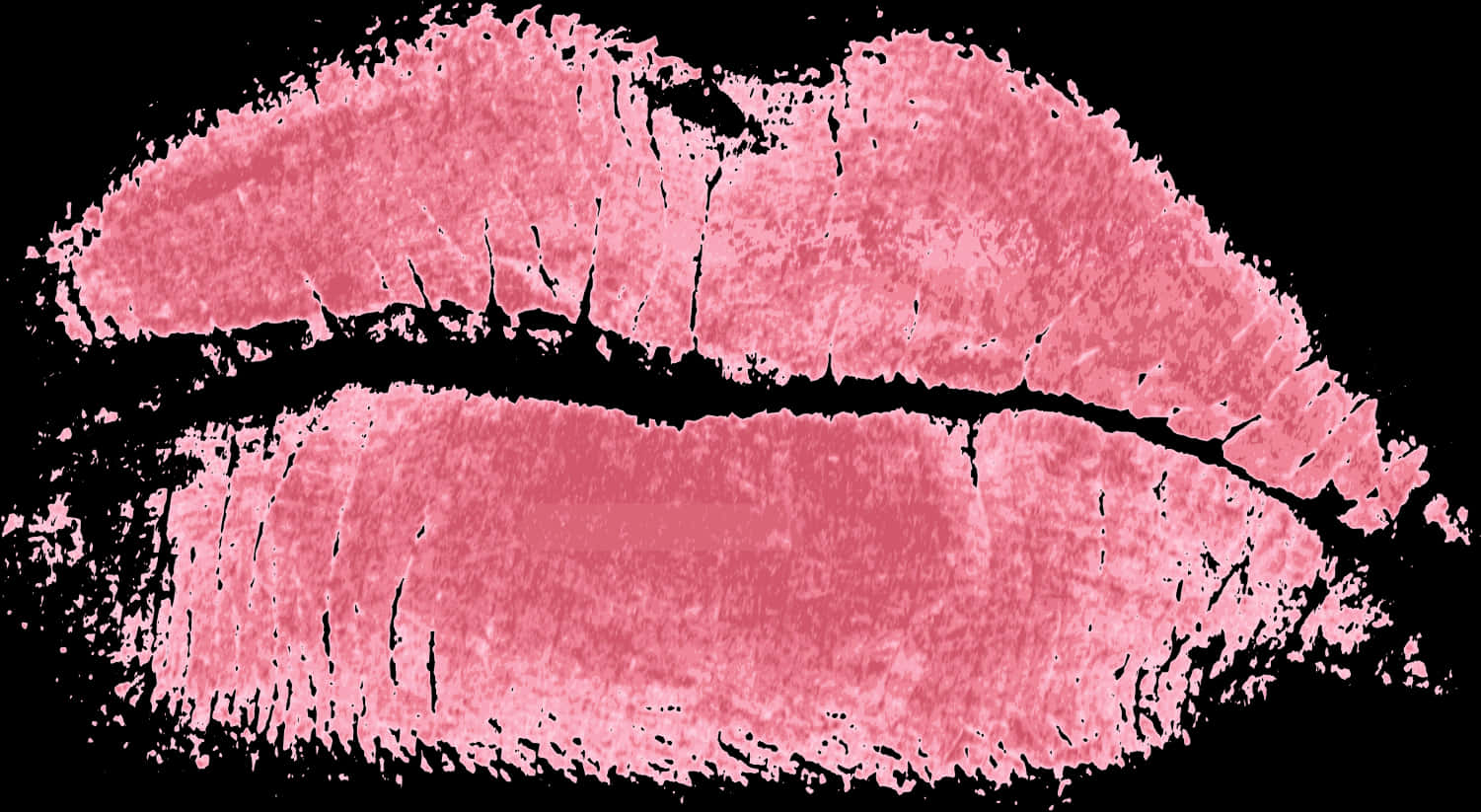 Pink Lipstick Kiss Mark PNG Image