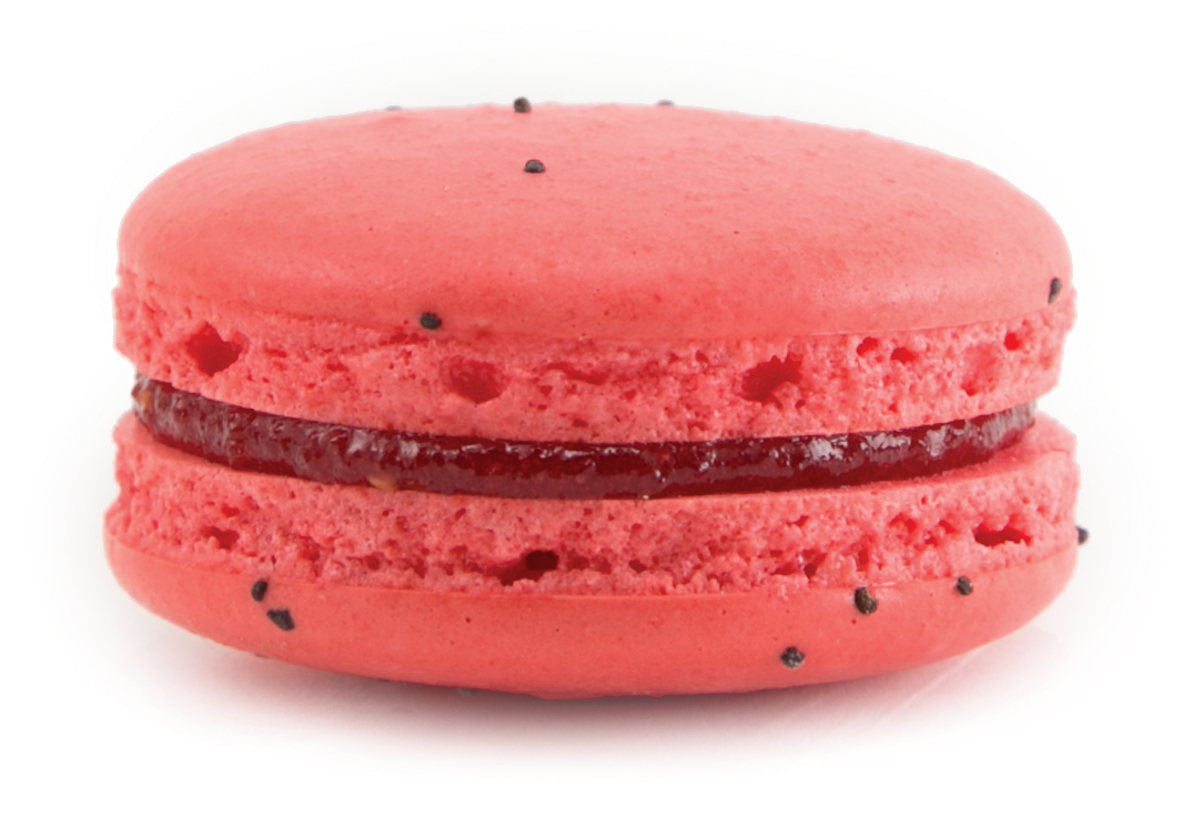 Pink Macaronwith Filling PNG Image