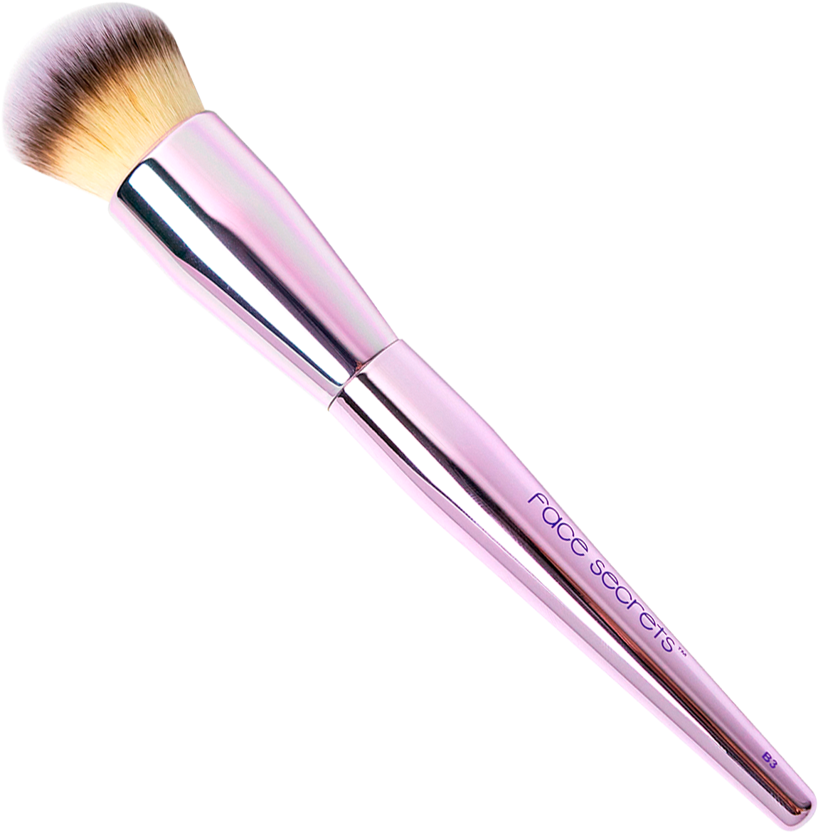 Pink Makeup Brush Face Secrets PNG Image