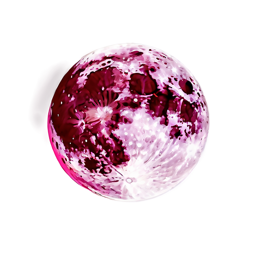 Pink Moon Fantasy Design Png Qsc PNG Image