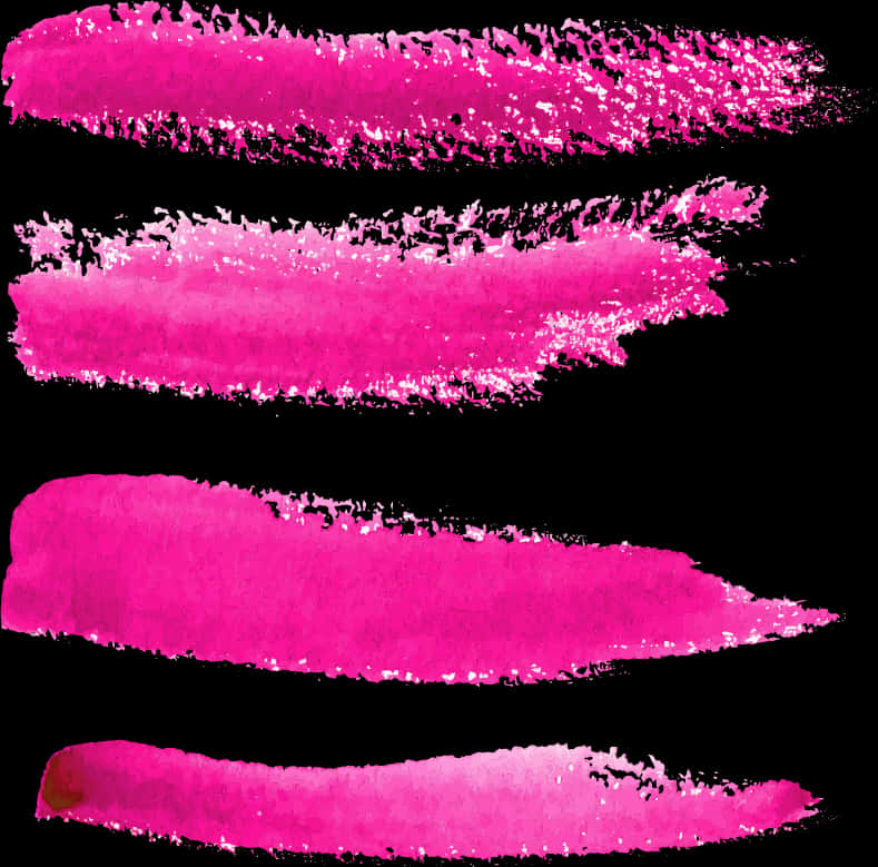 Pink Paint Brush Strokes Background PNG Image