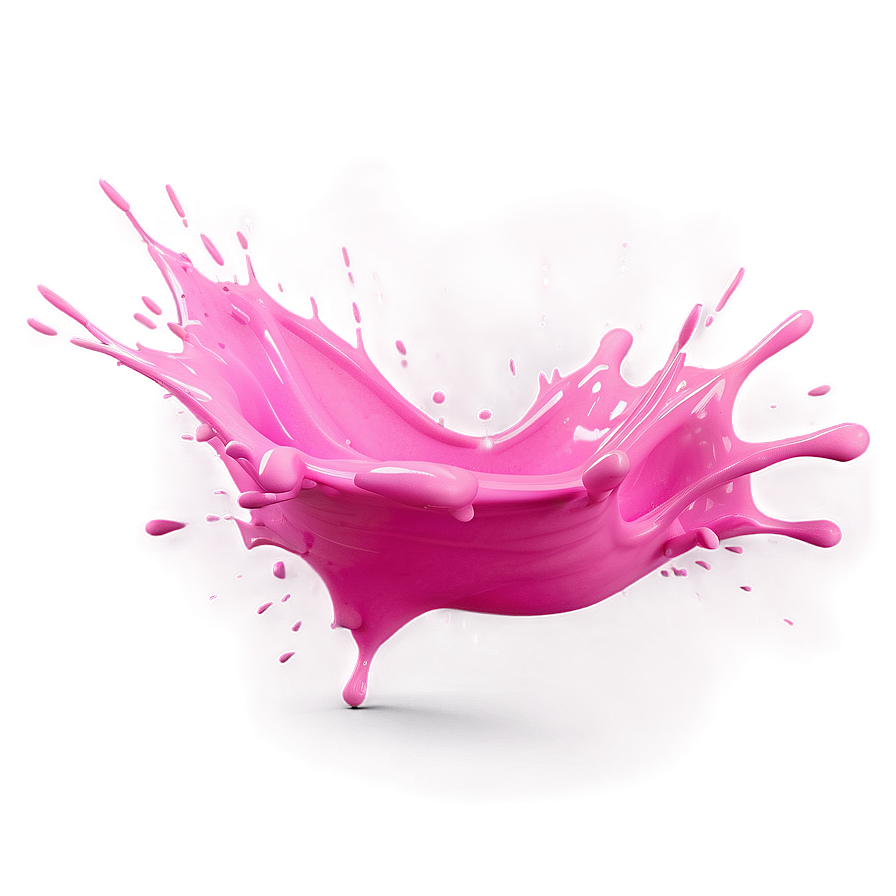 Pink Paint Splash Png Elh20 PNG Image