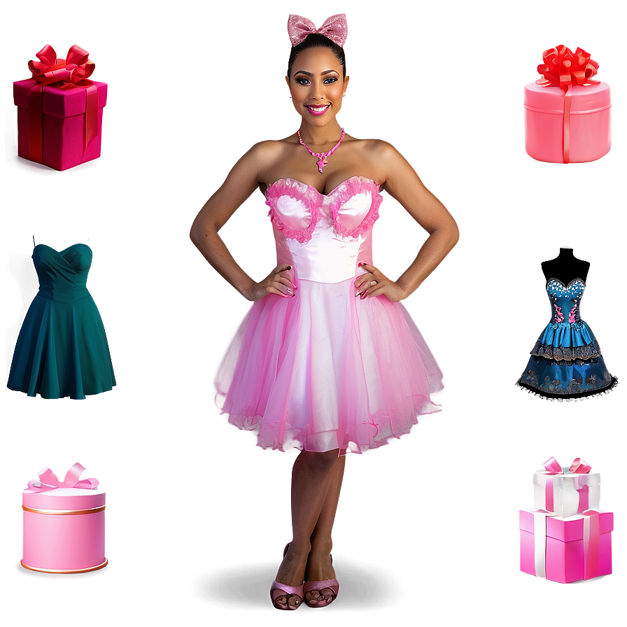 Pink Party Dress Png 81 PNG Image