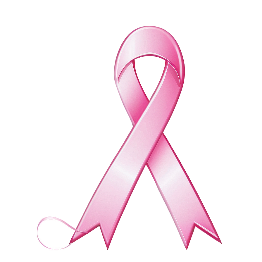 Pink Ribbon With Text Png Hps PNG Image