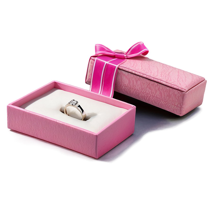 Pink Ring Box Png 30 PNG Image