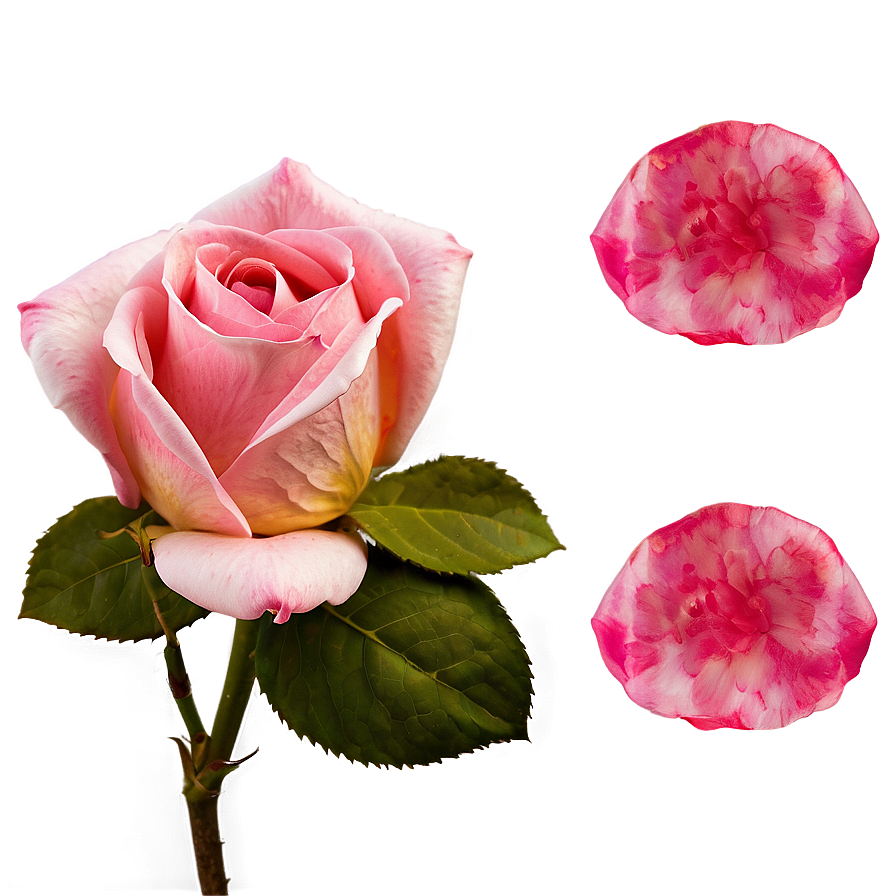 Pink Rose Petals Png Cvr PNG Image