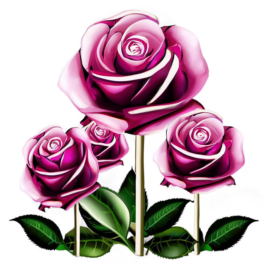 Pink Roses Garden Png Dno76 PNG Image