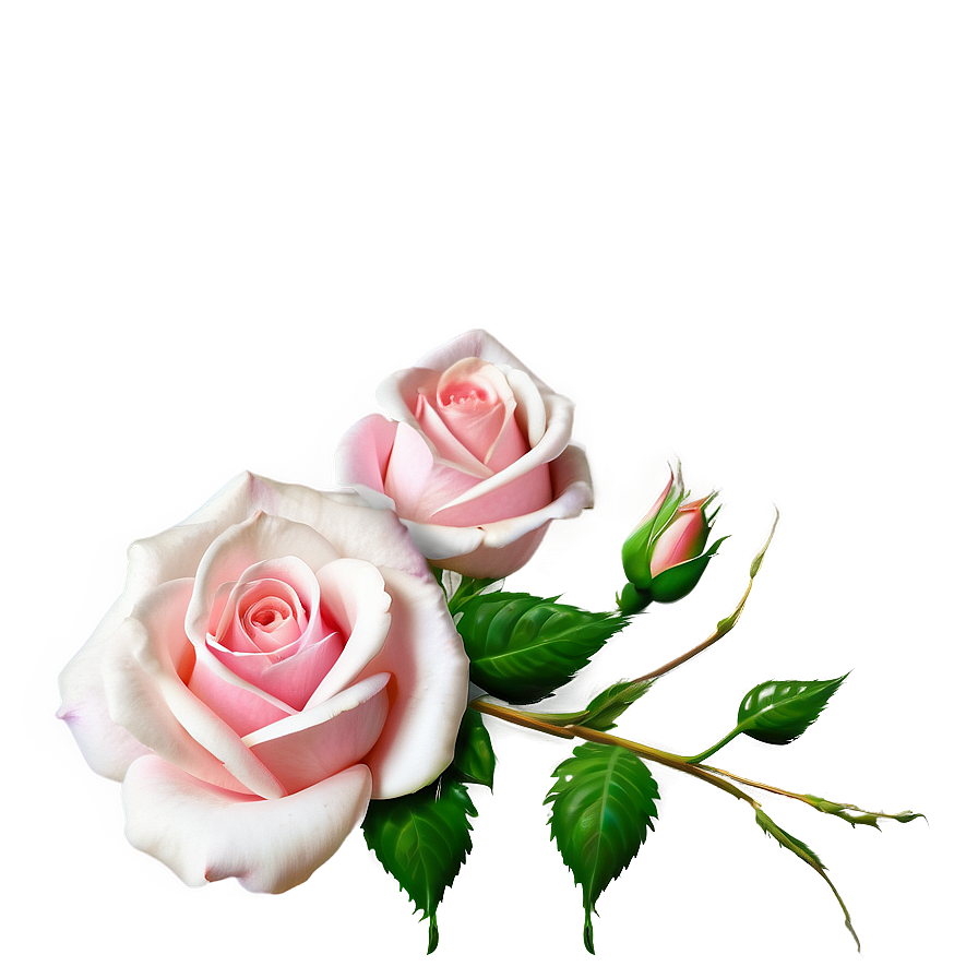 Pink Roses Wedding Theme Png Feq28 PNG Image