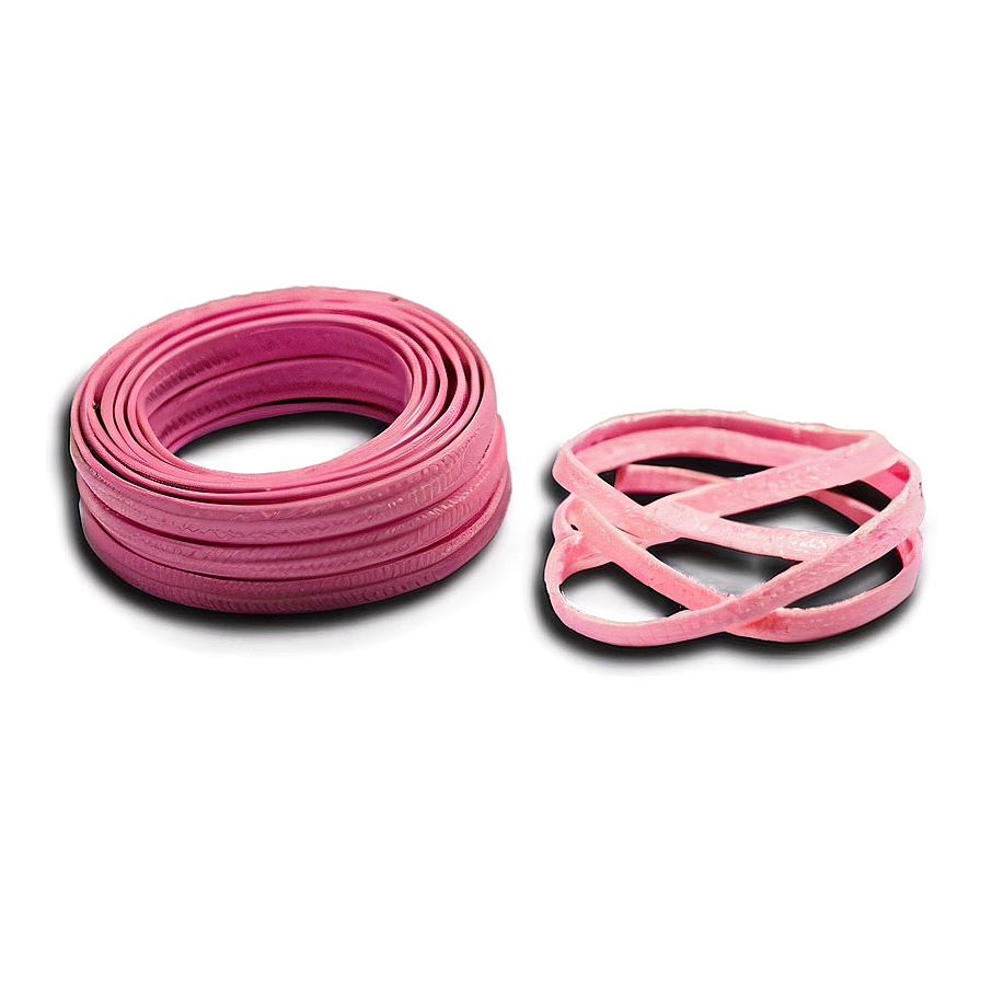 Pink Rubber Bands Png Nwm75 PNG Image