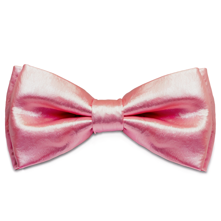 Pink Satin Bow Tie Png 05252024 PNG Image