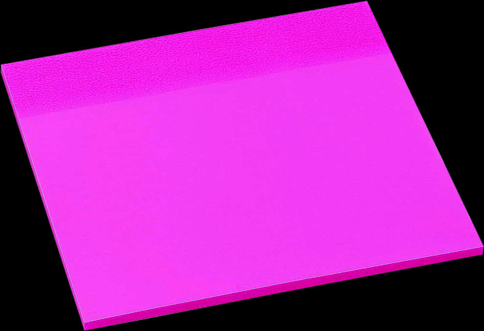 Pink Sticky Note Isolated PNG Image