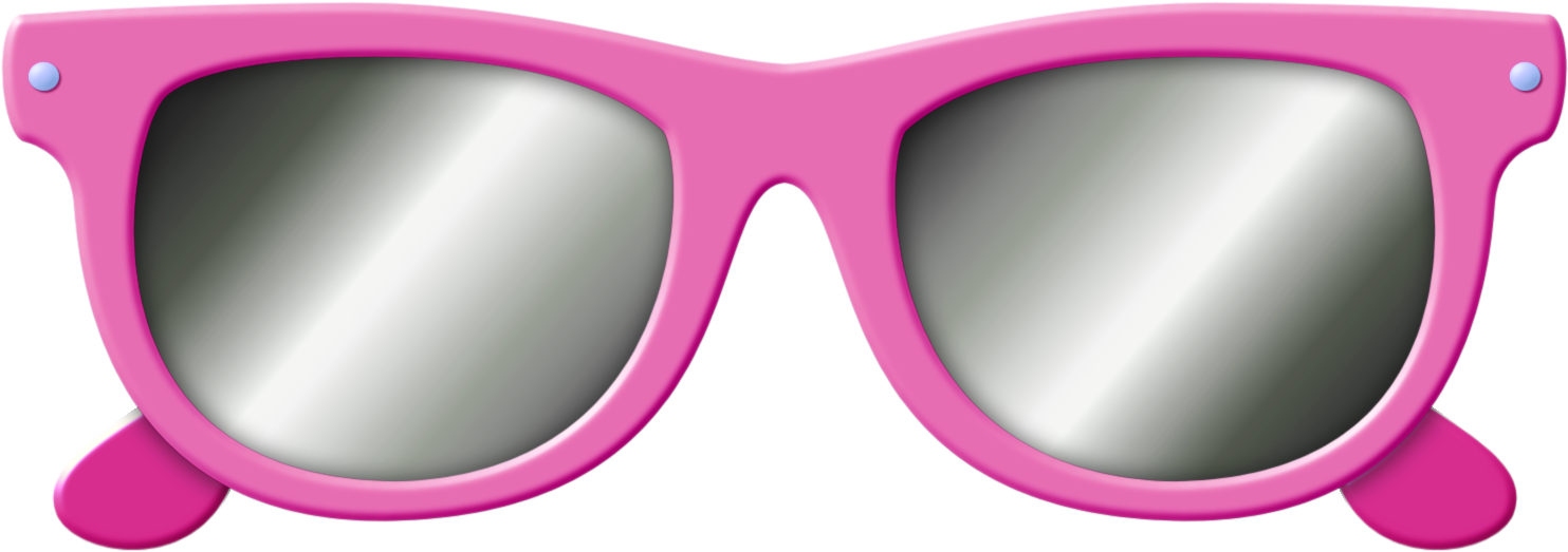 Pink Sunglasses Vector Illustration PNG Image