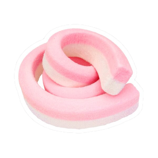 Pink Swirled Marshmallow Treat PNG Image