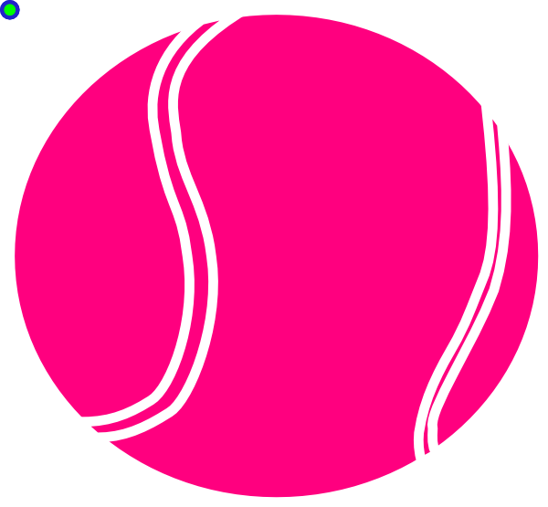 Pink Tennis Ball Graphic PNG Image