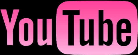 Pink You Tube Logo PNG Image