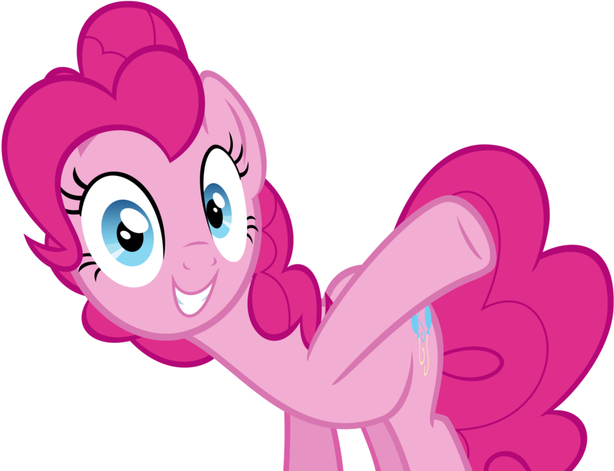 Pinkie Pie Cheerful Pose PNG Image