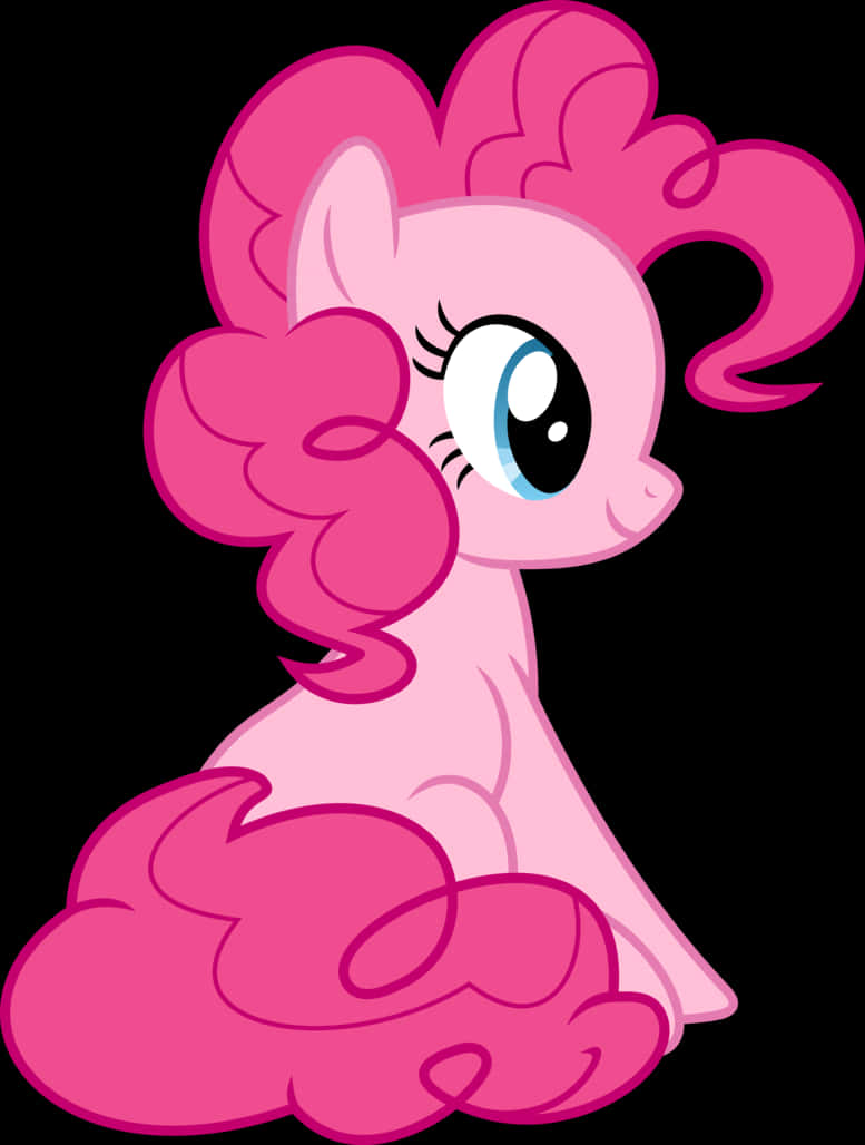 Pinkie Pie My Little Pony Vector PNG Image