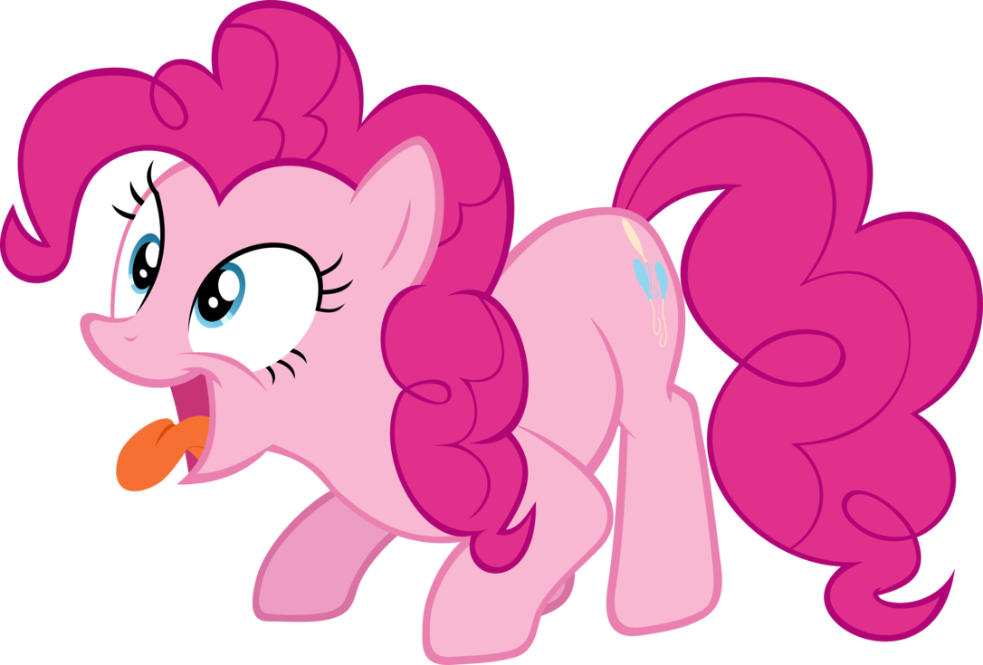 Pinkie_ Pie_ Playful_ Pose_ Vector PNG Image