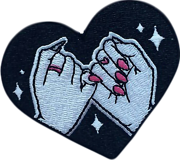 Pinky Promise Heart Tattoo Design PNG Image