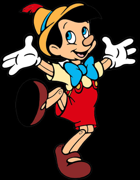 Pinocchio Character Illustration PNG Image