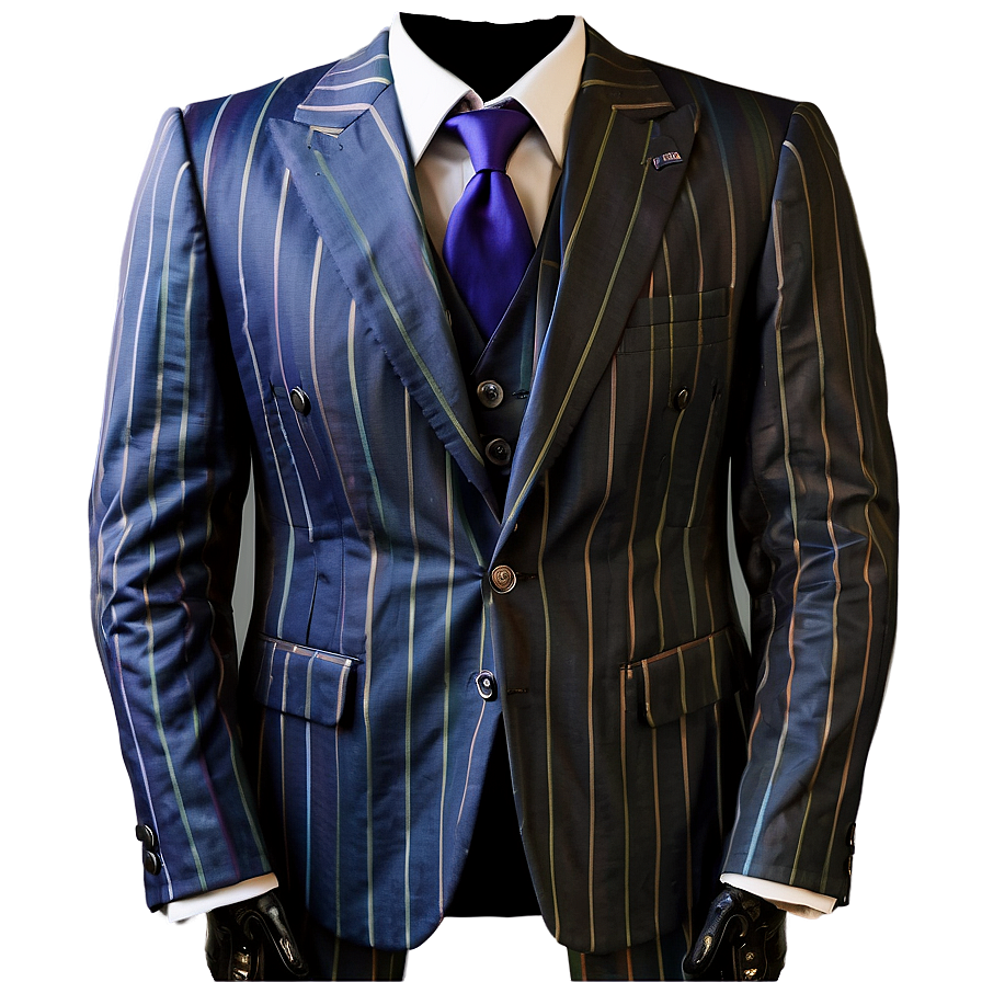 Pinstripe Suit Png 05242024 PNG Image