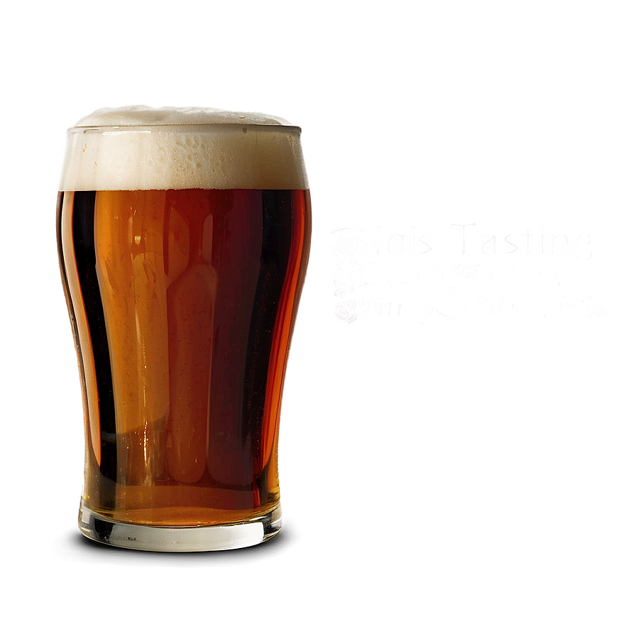 Pint Glass For Beer Tasting Png Mts70 PNG Image